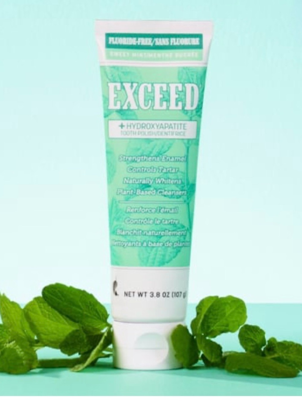 Melaleuca Exceed Hydroxyapatite Tooth Polish: Sweet Mint Fluoride Free New
